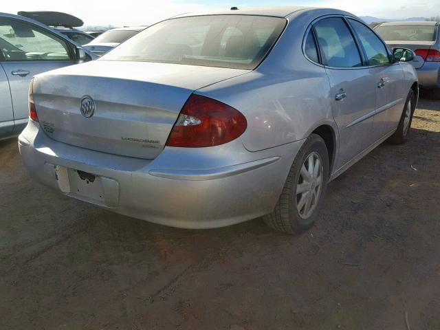 2G4WD532051209478 - 2005 BUICK LACROSSE C SILVER photo 4