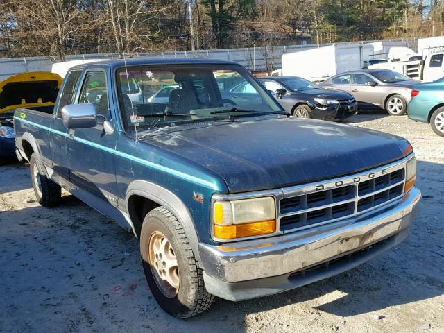 1B7GL23X3SS144353 - 1995 DODGE DAKOTA GREEN photo 1