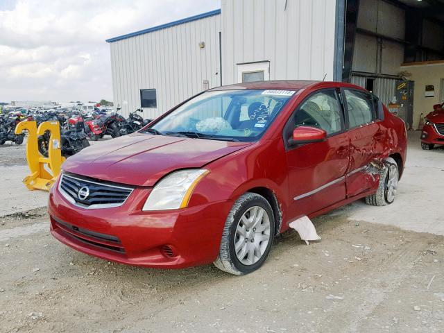 3N1AB6AP2BL630155 - 2011 NISSAN SENTRA 2.0 RED photo 2