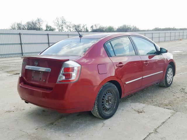 3N1AB6AP2BL630155 - 2011 NISSAN SENTRA 2.0 RED photo 4