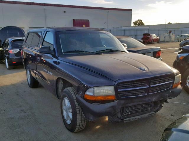 1B7FL26X6WS599596 - 1998 DODGE DAKOTA PURPLE photo 1