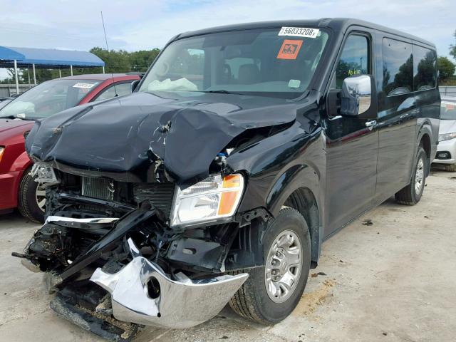 5BZAF0AA2GN852793 - 2016 NISSAN NV 3500 BLACK photo 2