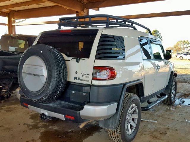 JTEBU4BF2EK179817 - 2014 TOYOTA FJ CRUISER WHITE photo 4