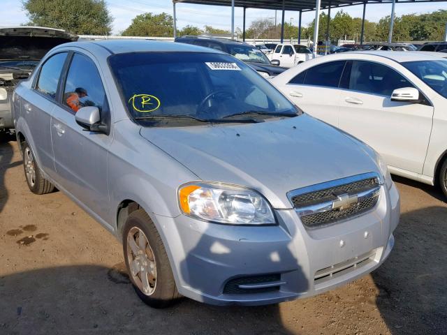 KL1TG5CE6AB075067 - 2010 CHEVROLET AVEO GRAY photo 1