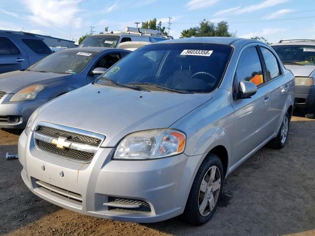 KL1TG5CE6AB075067 - 2010 CHEVROLET AVEO GRAY photo 2