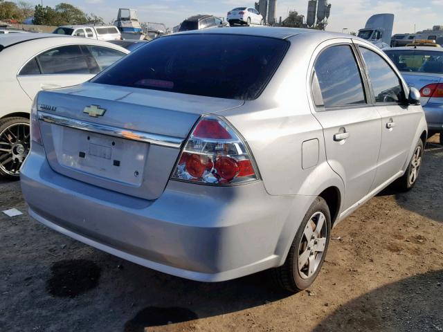 KL1TG5CE6AB075067 - 2010 CHEVROLET AVEO GRAY photo 4