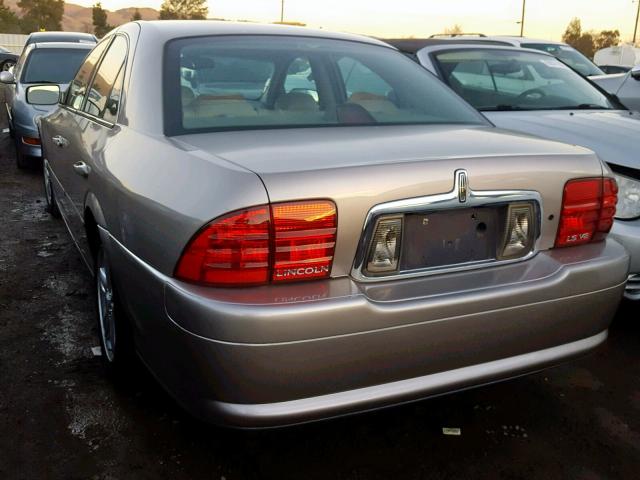 1LNHM87AX1Y702300 - 2001 LINCOLN LS 米色 照片 3