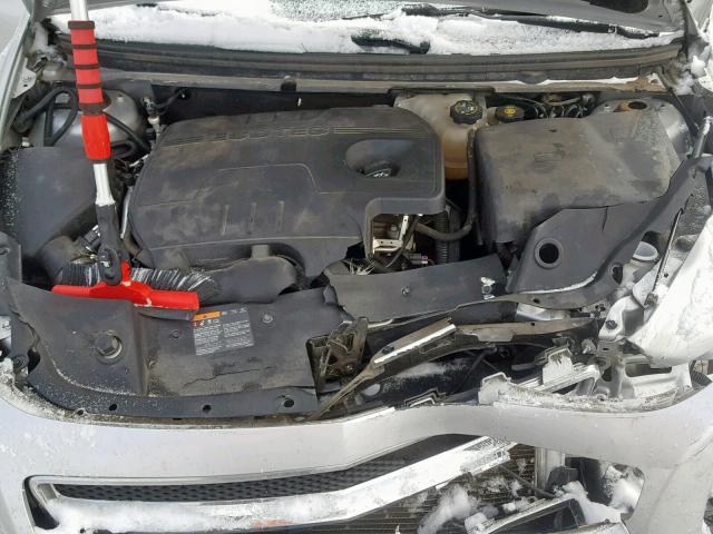 1G1ZC5E02CF371272 - 2012 CHEVROLET MALIBU 1LT ვერცხლისფერი ფოტო 7