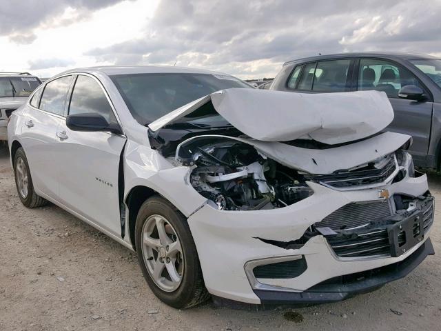 1G1ZB5ST5HF240295 - 2017 CHEVROLET MALIBU LS WHITE photo 1