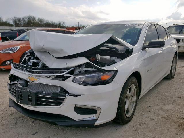 1G1ZB5ST5HF240295 - 2017 CHEVROLET MALIBU LS WHITE photo 2