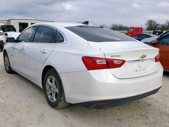 1G1ZB5ST5HF240295 - 2017 CHEVROLET MALIBU LS WHITE photo 3