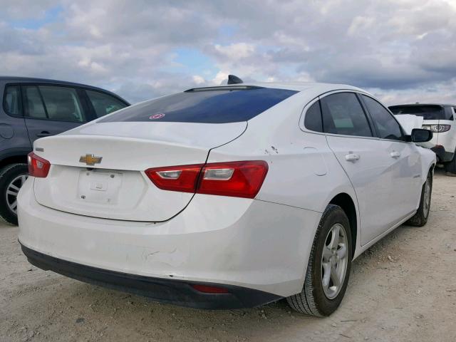 1G1ZB5ST5HF240295 - 2017 CHEVROLET MALIBU LS WHITE photo 4