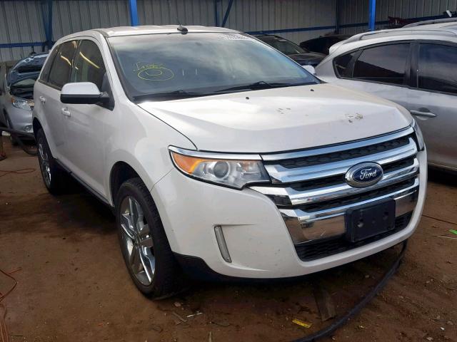 2FMDK4JC2CBA41336 - 2012 FORD EDGE SEL WHITE photo 1