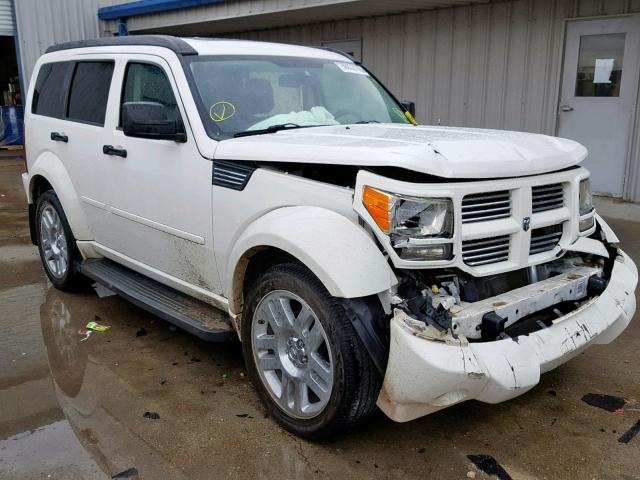 1D8GT58X09W532140 - 2009 DODGE NITRO R/T WHITE photo 1