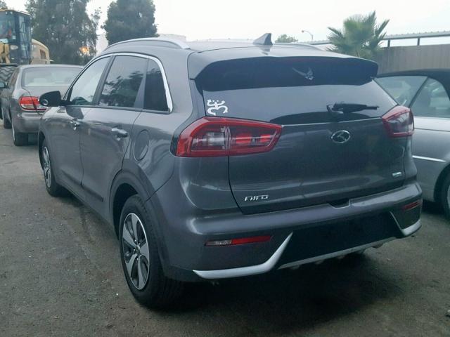 KNDCE3LC5J5126851 - 2018 KIA NIRO TOURI BLACK photo 3