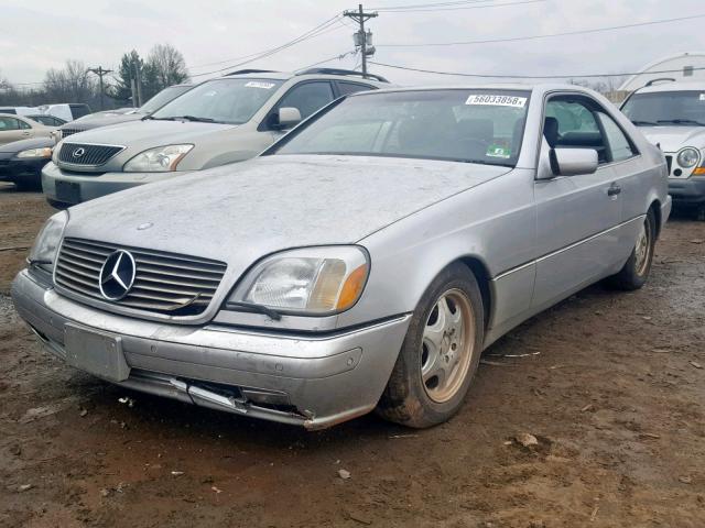 WDBGA70G5XA413066 - 1999 MERCEDES-BENZ CL 500 GRAY photo 2