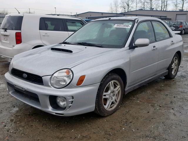 JF1GD29683G502357 - 2003 SUBARU IMPREZA WR SILVER photo 2