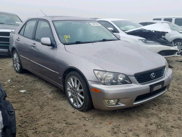 JTHBD192130073985 - 2003 LEXUS IS 300 SILVER photo 1