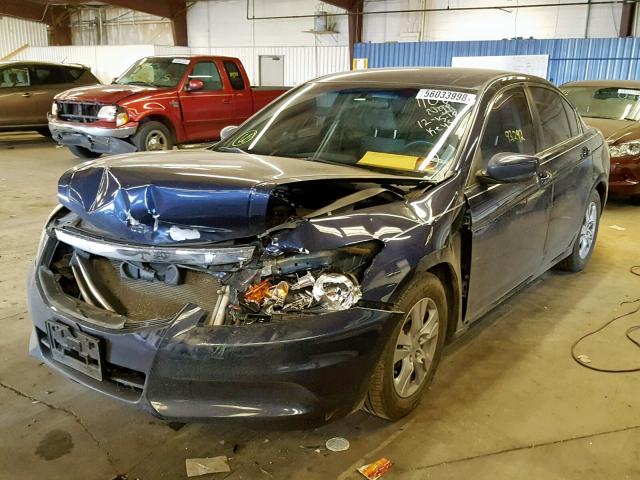 1HGCP2F45BA104626 - 2011 HONDA ACCORD LXP BLUE photo 2