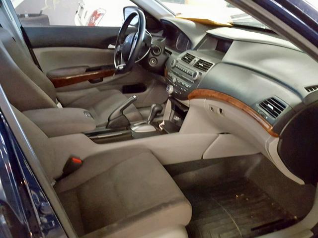 1HGCP2F45BA104626 - 2011 HONDA ACCORD LXP BLUE photo 5