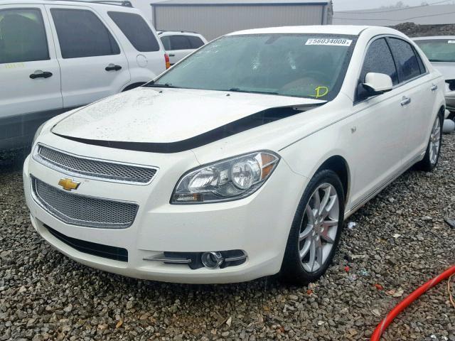 1G1ZK577X8F238019 - 2008 CHEVROLET MALIBU LTZ WHITE photo 2