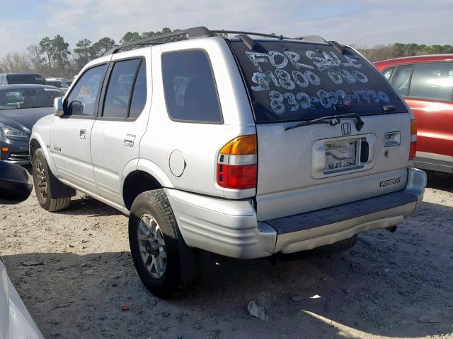 4S6CK58W324403238 - 2002 HONDA PASSPORT E 银色 照片 3