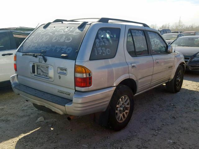 4S6CK58W324403238 - 2002 HONDA PASSPORT E 银色 照片 4