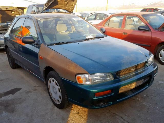 JF1GF4356WH810471 - 1998 SUBARU IMPREZA L GREEN photo 1