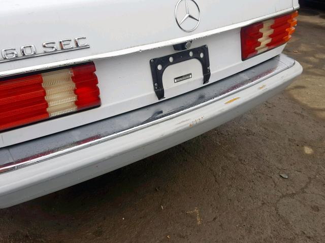 WDBCA45E9LA536870 - 1990 MERCEDES-BENZ 560 SEC WHITE photo 9