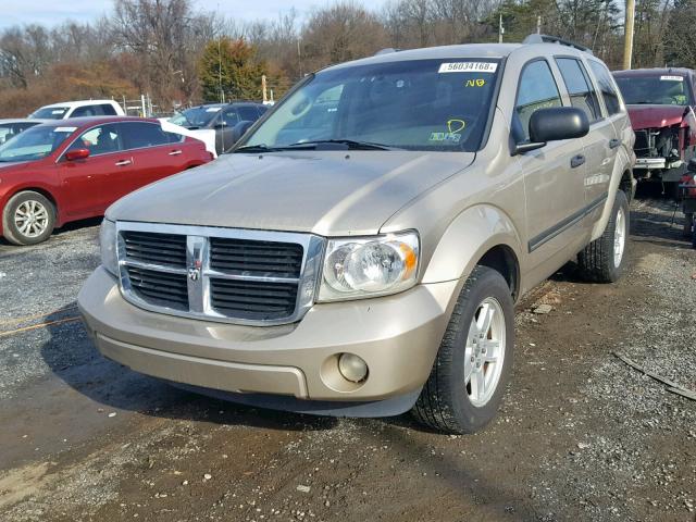 1D8HB48N08F150320 - 2008 DODGE DURANGO SL TAN photo 2