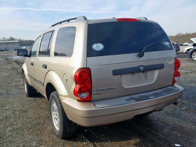 1D8HB48N08F150320 - 2008 DODGE DURANGO SL TAN photo 3