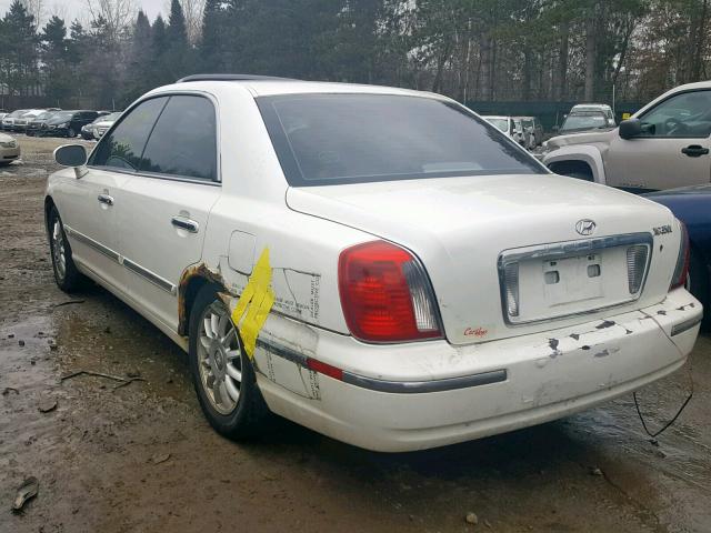 KMHFU45E65A425519 - 2005 HYUNDAI XG 350 WHITE photo 3