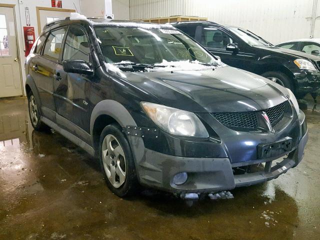 5Y2SL62844Z407889 - 2004 PONTIAC VIBE BLACK photo 1