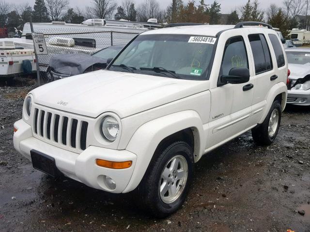 1J4GL58K84W222467 - 2004 JEEP LIBERTY LI WHITE photo 2