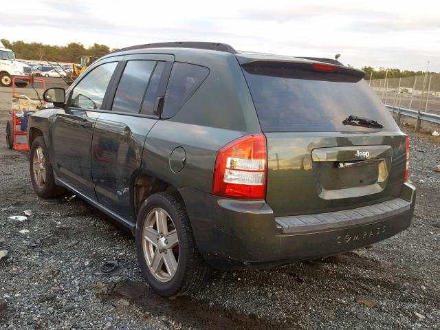 1J8FT47W87D118473 - 2007 JEEP COMPASS GREEN photo 3