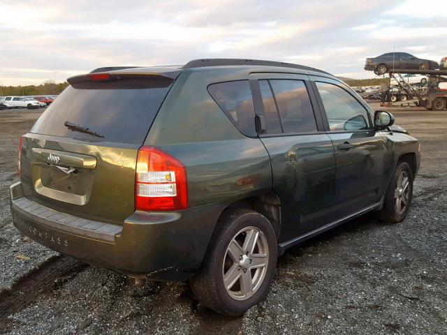 1J8FT47W87D118473 - 2007 JEEP COMPASS GREEN photo 4