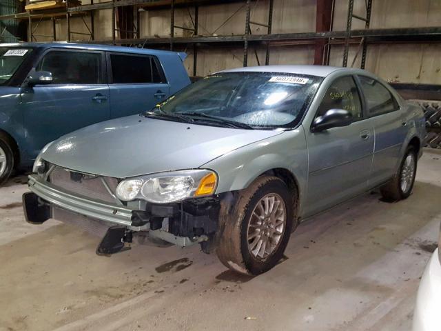 1C3EL56R96N248067 - 2006 CHRYSLER SEBRING TO GREEN photo 2