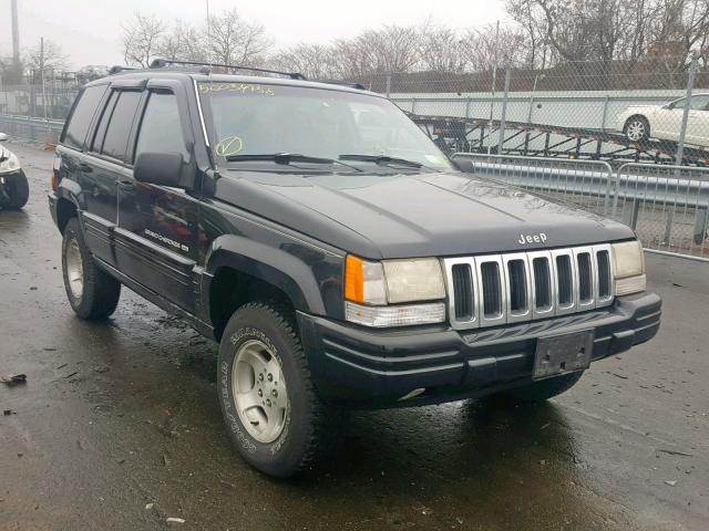 1J4GZ48S3WC176415 - 1998 JEEP GRAND CHER BLACK photo 1