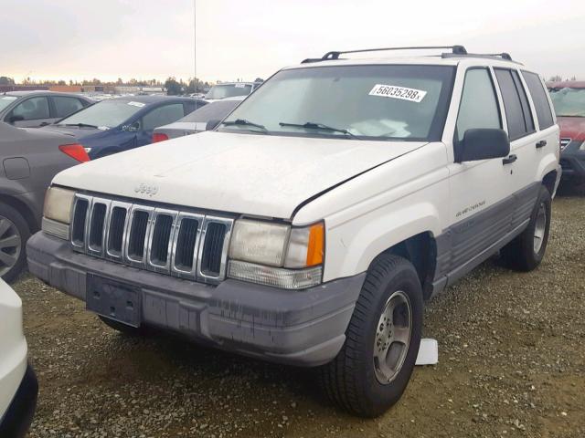 1J4EX58S9TC136130 - 1996 JEEP GRAND CHER WHITE photo 2