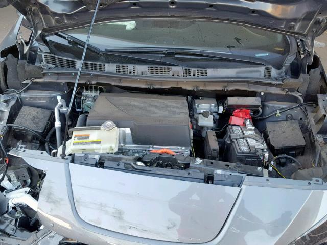 1N4AZ1CPXJC302328 - 2018 NISSAN LEAF S GRAY photo 7