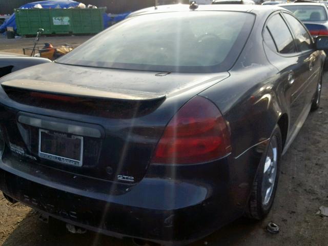 2G2WR524341134450 - 2004 PONTIAC GRAND PRIX BLACK photo 4