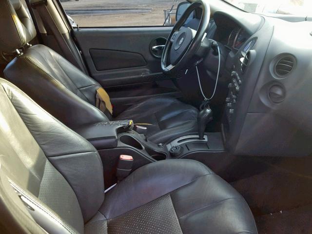 2G2WR524341134450 - 2004 PONTIAC GRAND PRIX BLACK photo 5
