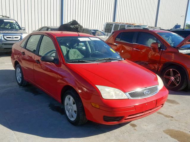 1FAFP34N76W117406 - 2006 FORD FOCUS ZX4 RED photo 1