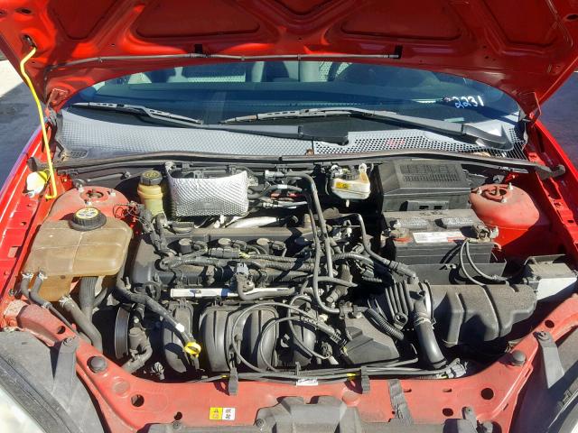 1FAFP34N76W117406 - 2006 FORD FOCUS ZX4 RED photo 7