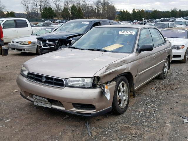 4S3BD4358X7259820 - 1999 SUBARU LEGACY L BEIGE photo 2