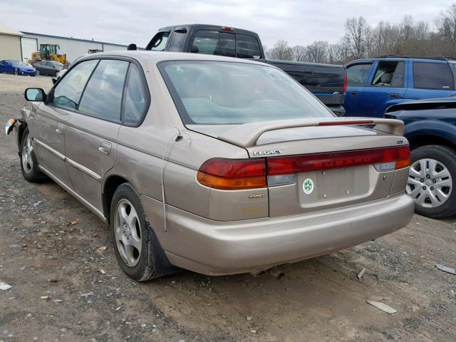 4S3BD4358X7259820 - 1999 SUBARU LEGACY L BEIGE photo 3