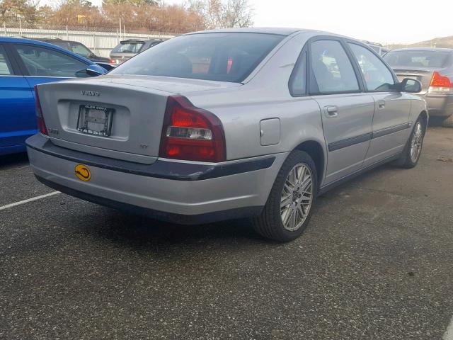 YV1TS90D7Y1106587 - 2000 VOLVO S80 T6 TUR SILVER photo 4