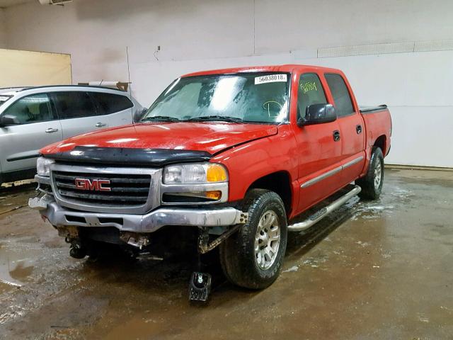 2GTEK13Z861325475 - 2006 GMC NEW SIERRA RED photo 2