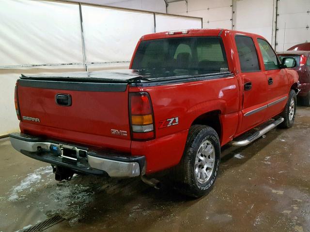 2GTEK13Z861325475 - 2006 GMC NEW SIERRA RED photo 4