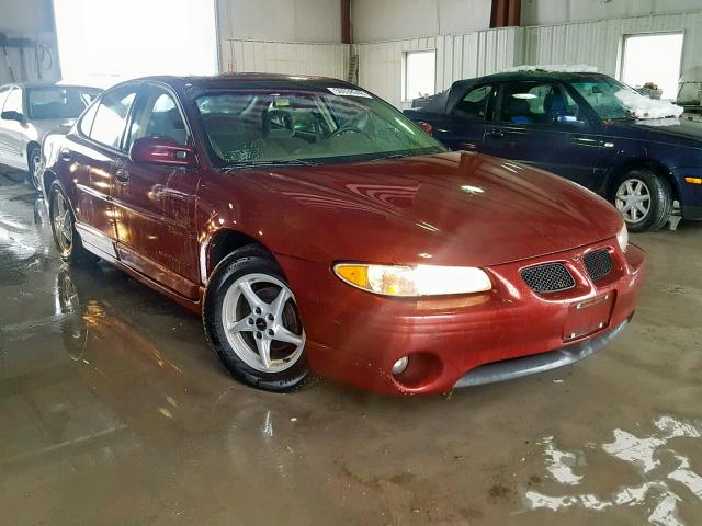 1G2WP52K43F121315 - 2003 PONTIAC GRAND PRIX RED photo 1